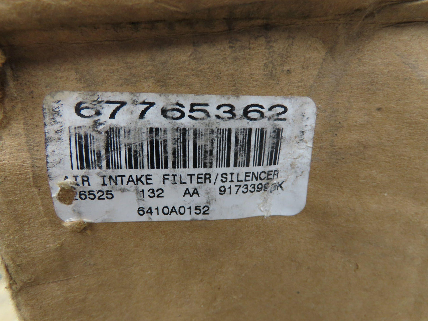 Ingersoll Rand 67765362 IX9853 Air Intake Filter Silencer 18" L 15" D 10" ID