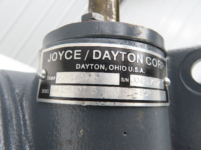 Joyce Dayton AWJ2410I 5 T-3 S/S SCR Machine Scewjack 24:1 Ratio 10 Ton 5" Travel
