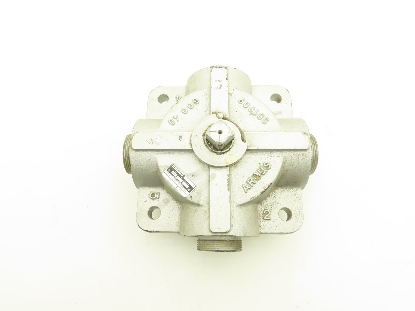 Argus 3311-0040-571111 3-Way Diverter Ball Valve Block DN40 1-1/2"NPS