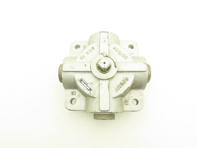 Argus 3311-0040-571111 3-Way Diverter Ball Valve Block DN40 1-1/2"NPS