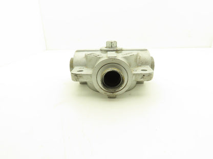 Argus 3311-0040-571111 3-Way Diverter Ball Valve Block DN40 1-1/2"NPS