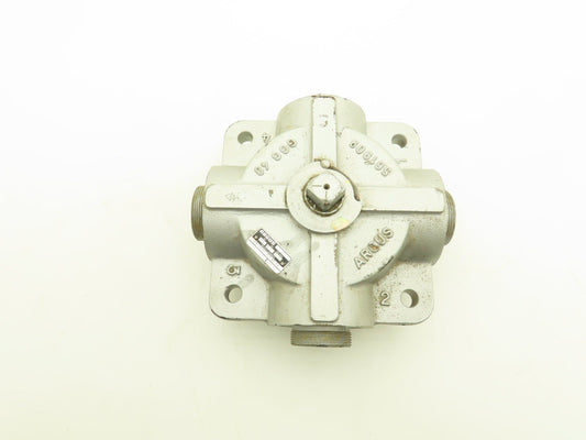 Argus 3311-0040-571111 3-Way Diverter Ball Valve Block DN40 1-1/2"NPS