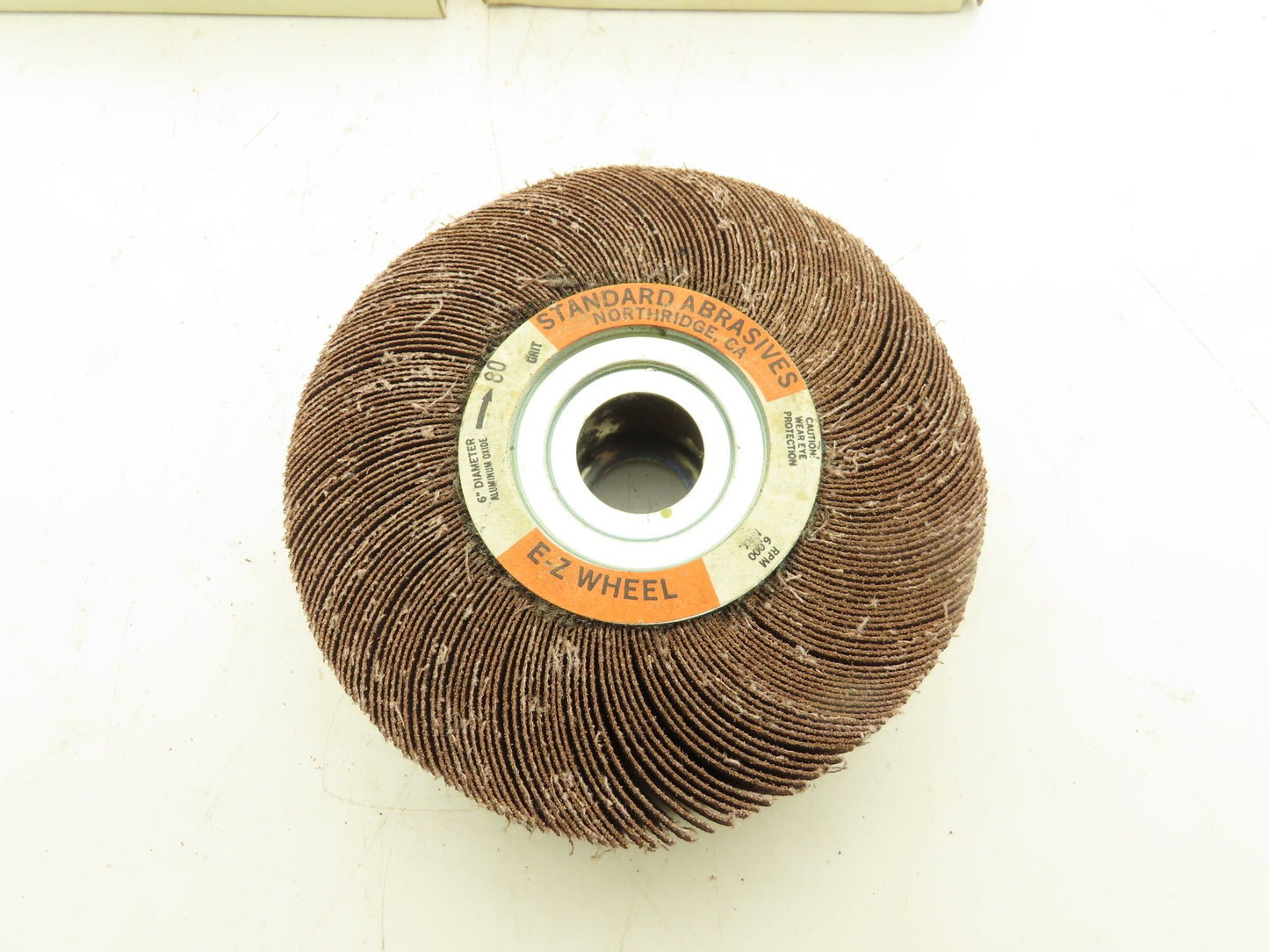 Standard Abrasives E-Z Wheel Flap Wheel 80 Grit Sanding 6x2x1" Lot of 5