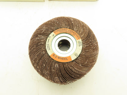 Standard Abrasives E-Z Wheel Flap Wheel 80 Grit Sanding 6x2x1" Lot of 5