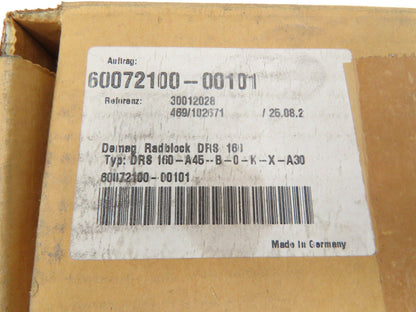 Demag DRS 160-A45-B-0-K-X-A30 Radblock Crane Hoist Drive Wheel Block Size 160