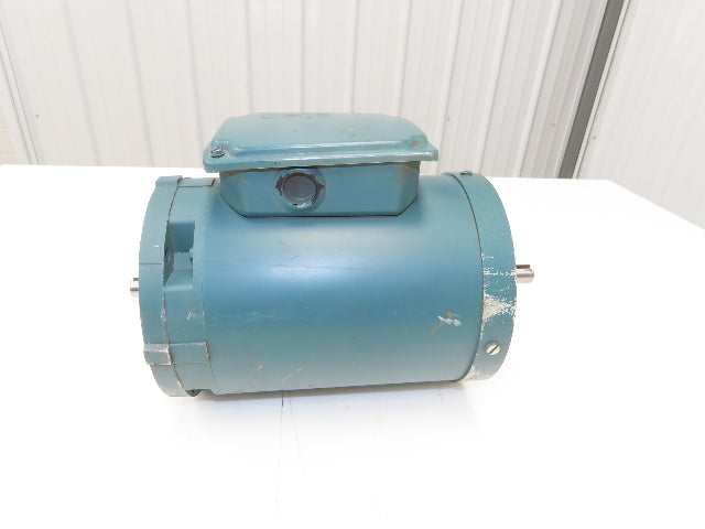 Reliance Electric B79B3194M AC Motor 3/4Hp 1725rpm 230/460V 3PH FB56C Dual Shaft