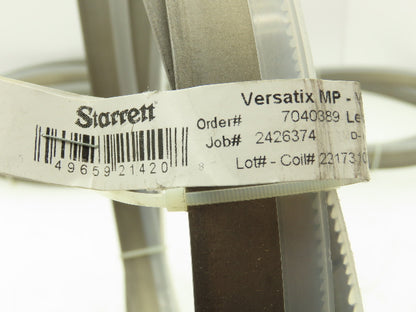 Starrett 99329-08-11 Band Saw Blade Versatix 8'11"x1"x0.035 TPI: 8-12 Lot of 3