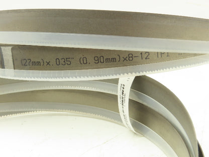 Starrett 99329-08-11 Band Saw Blade Versatix 8'11"x1"x0.035 TPI: 8-12 Lot of 3