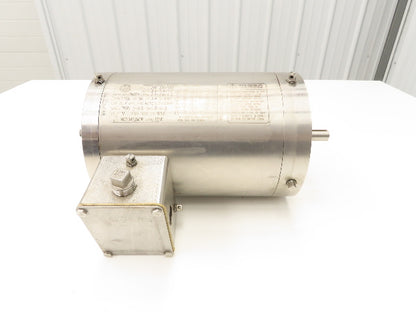 US Motors BK20 Stainless AC Motor 3/4Hp 1750rpm 230/460V 3PH 56C TENV Washdown