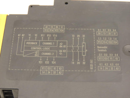 Moeller ESR4-NZ-21 Safety Relay 24V AC/DC <50ms Coil 230VAC 6A
