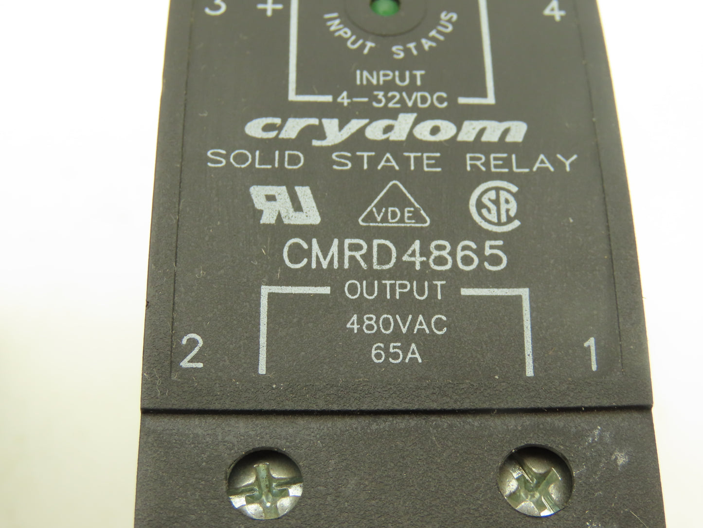 crydom CMRD4865 Relay Coil 4-32VDC Output 480VAC 65A Lot of 3