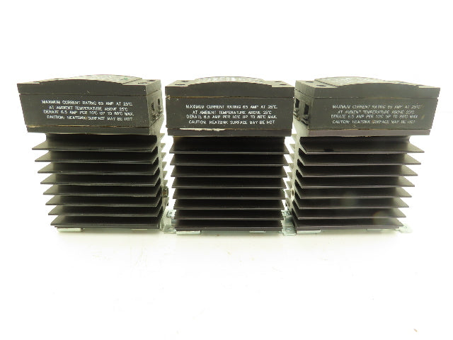 crydom CMRD4865 Relay Coil 4-32VDC Output 480VAC 65A Lot of 3