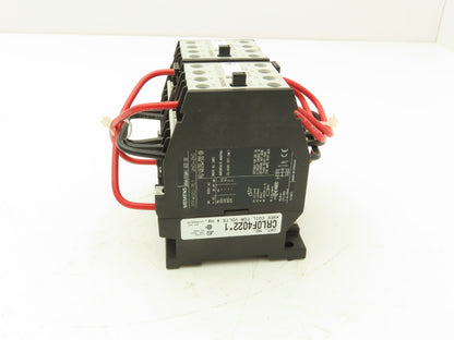 Siemens CRL0F4022K1 Reversing Motor Starter Sz 00 NEMA 9A 600V Coil 120V 2NO 2NC