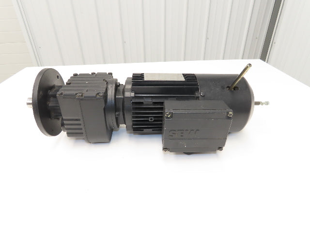 Sew Usocome Gearmotor W/Brake 1Hp 133/230V 8.16:1 169rpm 50Hz 42Nm