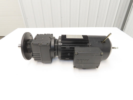 Sew Usocome Gearmotor W/Brake 1Hp 133/230V 8.16:1 169rpm 50Hz 42Nm