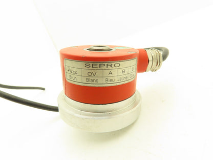 BEI Sensors GHT500-0300S001 Rotary Encoder Wired 30VDC 3/8 Hollow Bore