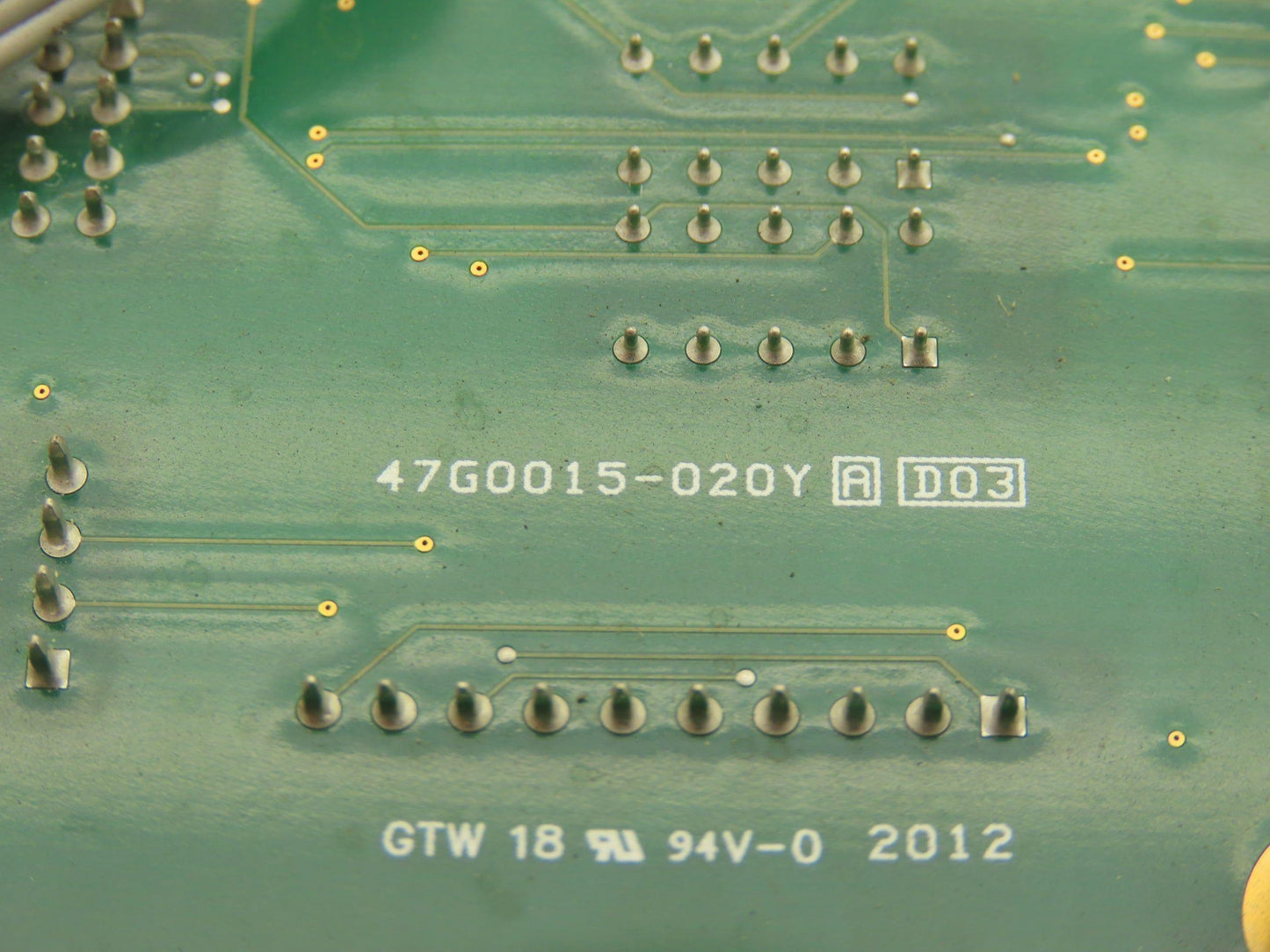 Nordson 47G0015-020Y Control Panel Hotmelt Molding Machine