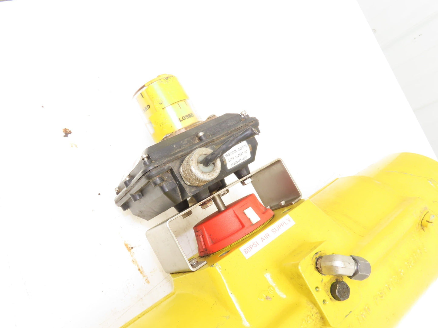 Tricentric 6" Butterfly Valve Hytork 1125 Actuator w/Accutrak Positioner