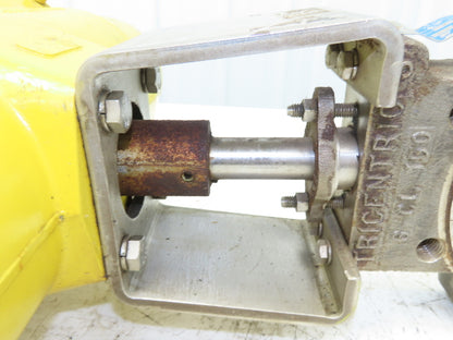 Tricentric 6" Butterfly Valve Hytork 1125 Actuator w/Accutrak Positioner