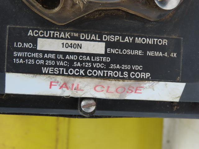 Tricentric 6" Butterfly Valve Hytork 1125 Actuator w/Accutrak Positioner