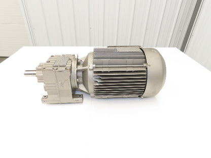Sew Eurodrive R27DT100LS4 Inline Gearmotor 4:1 Ratio 3Hp 430rpm 460V DFT100LS4