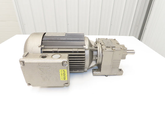 Sew Eurodrive R27DT100LS4 Inline Gearmotor 4:1 Ratio 3Hp 430rpm 460V DFT100LS4