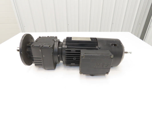 Sew Usocome Gearmotor W/Brake 1Hp 133/230V 8.16:1 169rpm 50Hz 42Nm