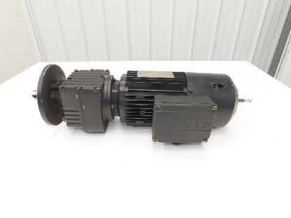 Sew Usocome Gearmotor W/Brake 1Hp 133/230V 8.16:1 169rpm 50Hz 42Nm