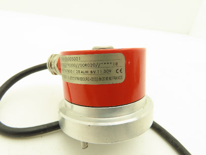BEI Sensors GHT500-0300S001 Rotary Encoder Wired 30VDC 3/8 Hollow Bore
