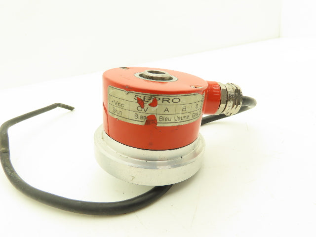 BEI Sensors GHT500-0300S001 Rotary Encoder Wired 30VDC 3/8 Hollow Bore