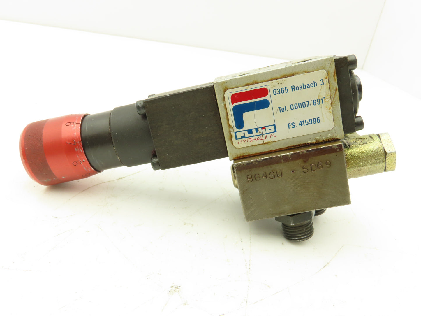 BDRV DN4D/63/0.5-S595 Manual Hydraulic Pressure Relief Valve NG4 315bar