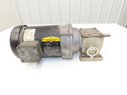 Baldor KM3454 Offset Inline AC Gearmotor 144:1 Ratio 1/4Hp 12rpm 460V 3Ph 56C