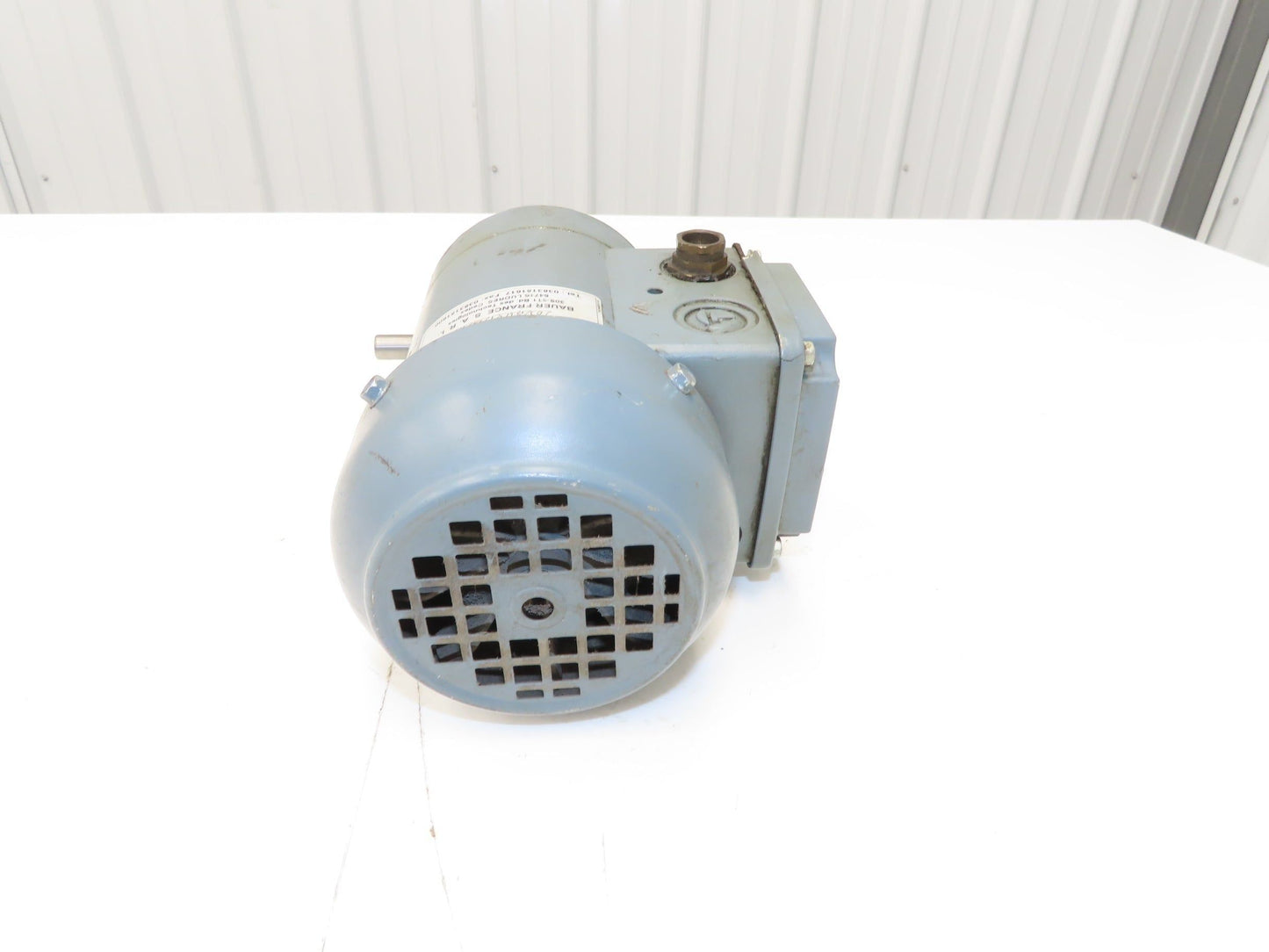 Bauer BS02-71V/D04LA4/SP Gearmotor 22:1 Reducer 74rpm 480V 3Ph LH Output