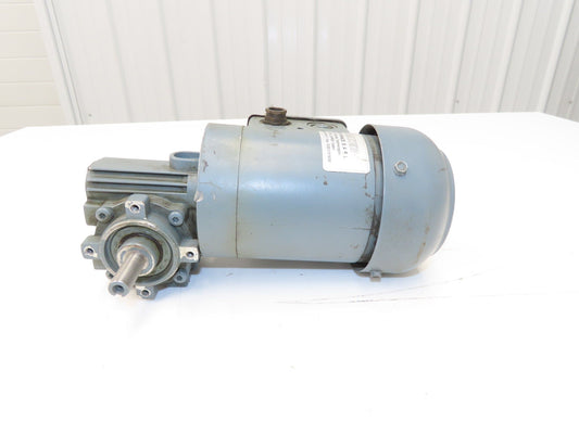 Bauer BS02-71V/D04LA4/SP Gearmotor 22:1 Reducer 74rpm 480V 3Ph LH Output