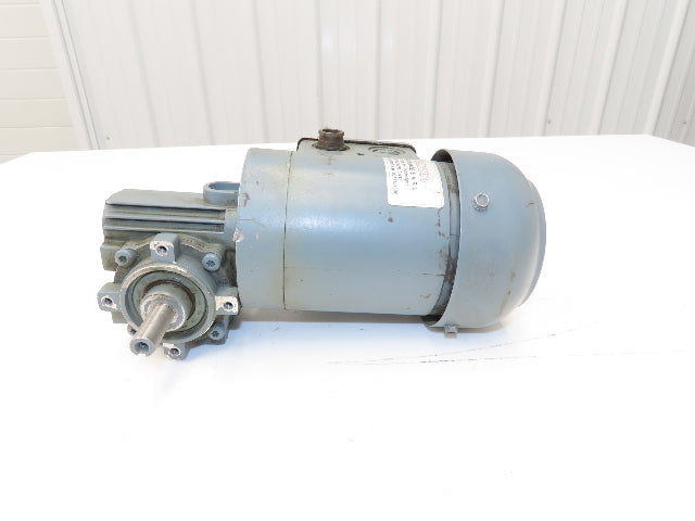Bauer BS02-71V/D04LA4/SP Gearmotor 22:1 Reducer 74rpm 480V 3Ph LH Output