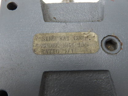 Sing Ray Corporation B154 155 Worm Gearbox 5:1 Reducer 56C RH Output
