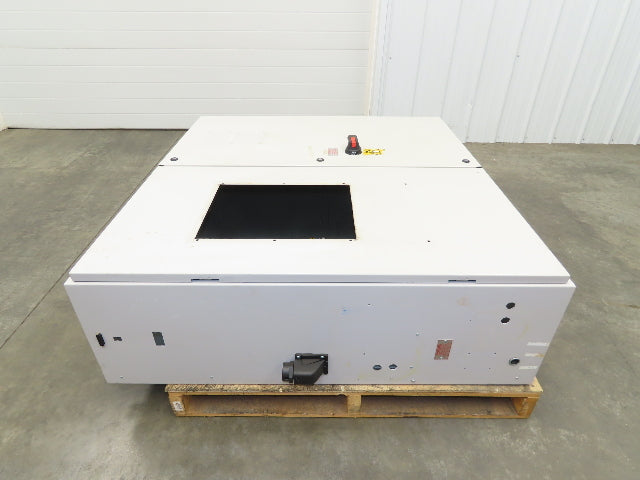 Electrical Enclosure 48x50x16" Control Panel Wall Mount Backplate 17x13" Cutout