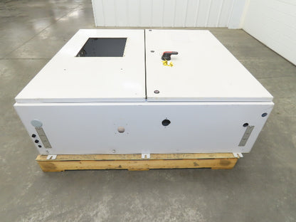 Electrical Enclosure 48x50x16" Control Panel Wall Mount Backplate 17x13" Cutout