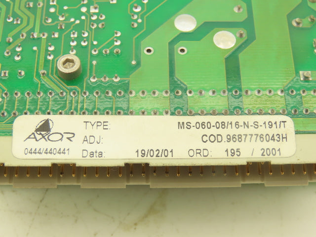 Axor MS-060-08/16-N-S-191/T Minispeed 60 DC Servo Motor Drive Controller