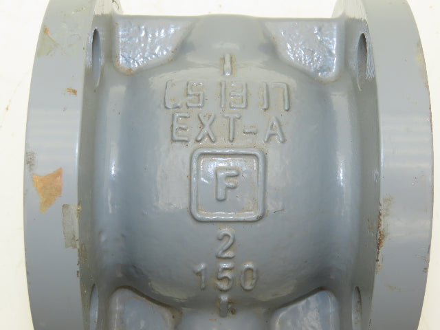 LS 1317 EXT-A Flanged Steel Pipe Adapter 2" Pipe x 2-1/2" Threaded 4-Bolt #150