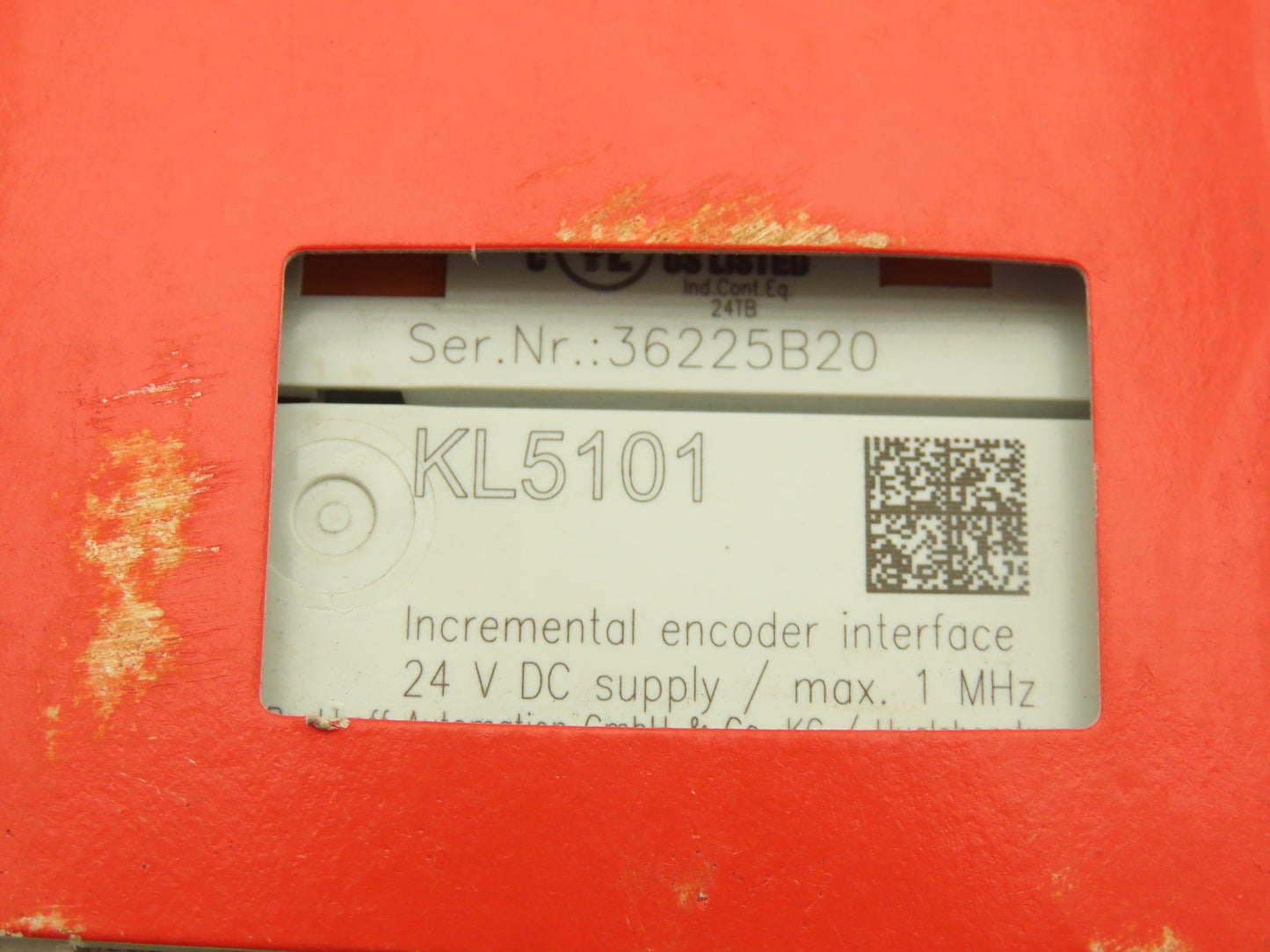 Beckhoff KL5101 Incremental Encoder Interface 24VDC 1MHz