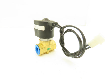 Parker 7321KBN3SN00N0L111Q3 Solenoid Valve 240VAC 1Ph 10W 7/16" 150psi Brass