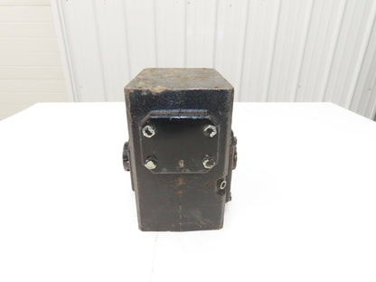 Grove Gear HMQ226-1 Worm Gearbox 20:1 Reducer 2.37Hp 87.5rpm 140TC Dual Shaft