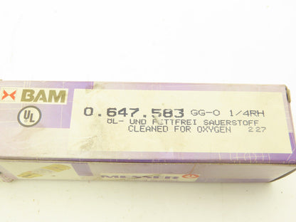 Messer GG-O 1/4RH Check Valve 1/4" Lot of 2