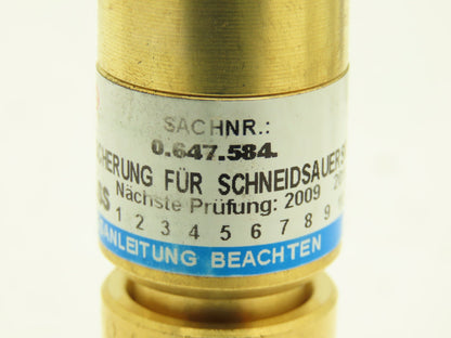 Messer GG-SS Check Valve Flashback Arrester 3/8" 290 psi Lot of 3