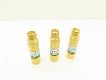 Messer GG-SS Check Valve Flashback Arrester 3/8" 290 psi Lot of 3
