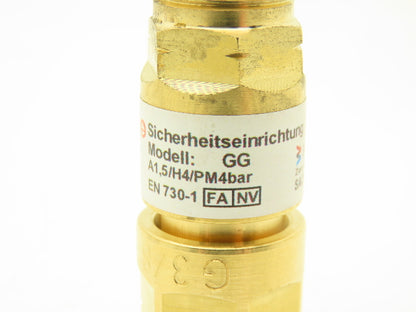 Messer GG Check Valve Flashback Arrester 3/8" 290 psi Lot of 3
