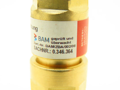 Messer GG Check Valve Flashback Arrester 3/8" 290 psi Lot of 3