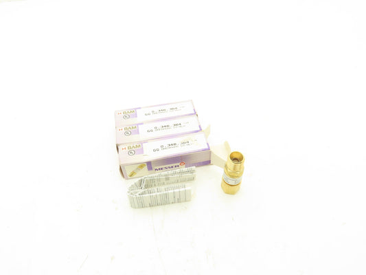 Messer GG Check Valve Flashback Arrester 3/8" 290 psi Lot of 3
