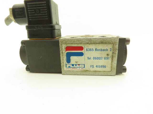 Wandfluh-Hydraulik BE4Z 40B Z2 Hydraulic Valve 160 Bar